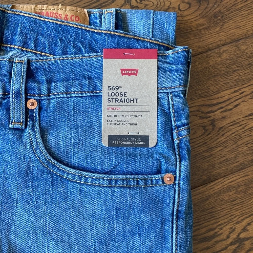 Levi's Men's 569 Loose Straight 36x30 - Picture 2 of 8